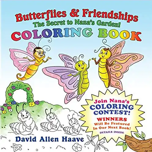 Butterflies and Friendships Nana Butterflys Coloring Contest